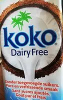 Mängden socker i Koko dairy free lait de coco