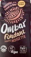 Mängden socker i Ombar fondant truffé noisette