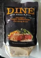 Mängden socker i Brandy and three peppercorn finishing sauce