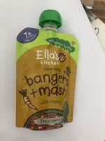 Mängden socker i Ella’s kitchen bangers and mash