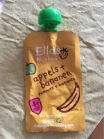 Mängden socker i Compote Pommes Bananes Des