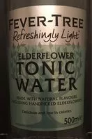 Mängden socker i Tonic Water Elderflower