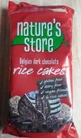 Mängden socker i Belgian dark chocolate rice cakes
