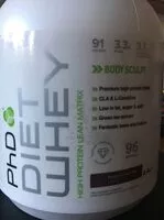 Mängden socker i Diet Whey Belgian Chocolate Protein