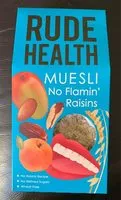 Mängden socker i Muesli No Flamin' raisins
