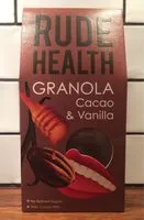 Mängden socker i Rude Health Granola Cacao & Vanilla