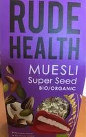 Mängden socker i Rude health muesli super seed