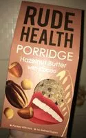 Mängden socker i Porridge Hazelnut Butter with Cacao