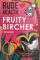 Mängden socker i Rude health fruity bircher organic