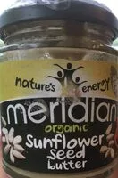 Mängden socker i Meridian Organic Sunflower Seed Butter