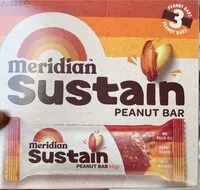 Mängden socker i Sustain peanut bar