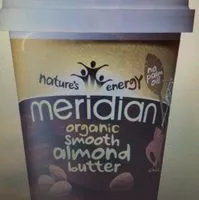 Mängden socker i Meridian smooth almond butter