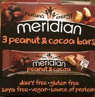 Mängden socker i Peanut & cocoa bars