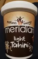 Mängden socker i Meridian light Tahini