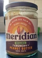 Mängden socker i Organic crunchy peanut butter