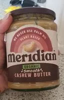 Mängden socker i Organic smooth cashew butter
