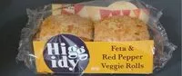 Mängden socker i Feta & Red Pepper Veggie Rolls