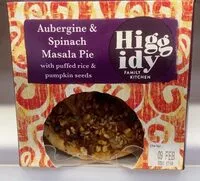 Mängden socker i Aubergibe & Spinach Masala Pie