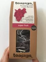 Mängden socker i Teapigs super fruit
