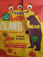 Mängden socker i Claws bear