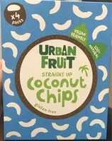 Mängden socker i Straight Up Coconut Chips 4 x
