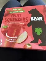Mängden socker i fruit squeezers strawberry and apple