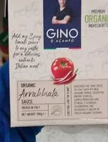 Mängden socker i Organic arrabbiata sauce