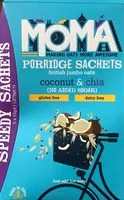 Mängden socker i Vegan porridge sachets coconut and chia
