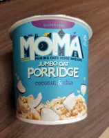 Mängden socker i Porridge coconut and chia