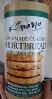 Mängden socker i Handmade Classic Shortbread with Stem Ginger