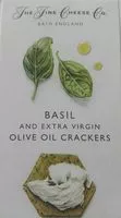 Mängden socker i Basil and extra virgin olive oil crackers