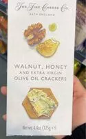 Mängden socker i Walnut, Honey and Extra Virgin Olive Oil Crackers