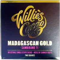 Mängden socker i Willie's cacao