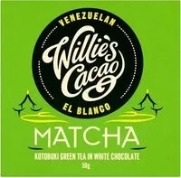 Mängden socker i Willie's Cacao Matcha Kotobuki Green Tea in White Chocolate