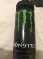 Mängden socker i Monster energy shot