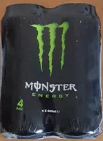 Mängden socker i Monster Energy - 4 Pack