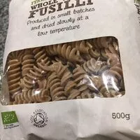 Mängden socker i Italian Organic Whole Wheat Fusilli
