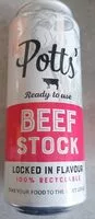 Mängden socker i Potts' Beef Stock
