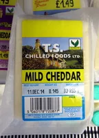 Mängden socker i Mild cheddar