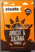 Mängden socker i Porridge Apricot & Sultana