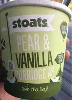Mängden socker i Pear and Vanilla porridge- quick pot