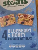 Mängden socker i Blueberry & honey porridge oat bar