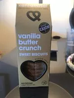Mängden socker i Vanilla butter crunch sweet biscuits
