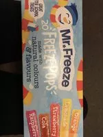 Mängden socker i Freese Pops made with natural colours & flavours