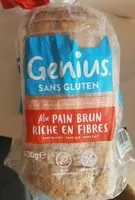 Mängden socker i Pain brun riche en fibres