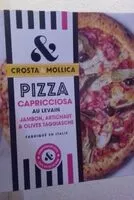 Mängden socker i Pizza Capricciosa au Levain, jambon, artichaut & olives taggiasche