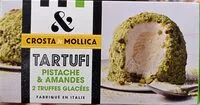 Mängden socker i TARTUFI pistache & amande