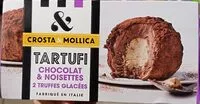 Mängden socker i Tartufi Chocolat & Noisettes