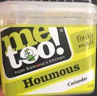 Mängden socker i Houmous coriander