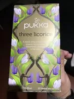 Mängden socker i Pukka trois reglisse